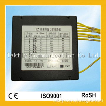 1X5 Single-Mode Dual Window 0.9 3.0 Fiber Optic/PLC Splitter